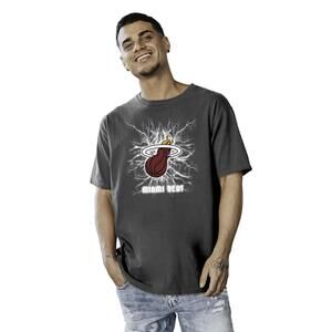 Blue 84 Nba Unisex-Adult Nba T-Shirt Ringspun Electric Black